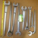 9 Spud Wrench Lot, Williams, Billings, Armstrong, Metal Working,high Rise,bridge. Fixed Price $199.00.