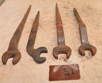 4 Antique Spud Wrench Ab American Bridge Co, W, & More Collectible S1. Fixed Price $149.99.