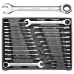 24PIECE Wrench Set 72TOOTH Ratcheting Combination With Metric. Fixed Price $99.57.
