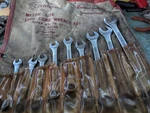 Vintage Truecraft Metric Combination Wrench Set 9MM-22MM B-410R Made Japan. Fixed Price $29.99.