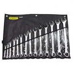 Master Mechanic 14 Piece Nickel Chrome Plated Finish Sae Combination Wrench Set. Fixed Price $45.99.