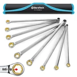 Duratech Extra Long Anti-slip Ratcheting Wrench Set, Double Box End Se.... Fixed Price $77.54.