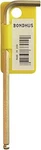 Bondhus 38056 3.0MM Goldguard Finish Ball End L-wrench Tagged/barcoded 1EA. Fixed Price $6.94.
