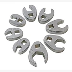 Sunex 9708 3/8" Dr. Pc. Fully Polished Sae Flare Nut Crowfoot Wrench Set. Fixed Price $34.95.