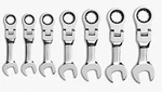 Gearwrench 7 Pc. 12 Pt. Stubby Flex Head Ratcheting Combination Set, Sae. Fixed Price $144.90.
