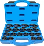 Zktool 19PC 3/8 And 1/2 Drive Jumbo Crowfoot Flare Nut Wrench Set, Blue. Fixed Price $61.99.
