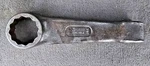 Snap-on 2" 12-POINT Sae Flank Drive Heavy-duty Straight Handle Slugging Wrench. Fixed Price $69.99.