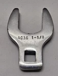 Bonney Usa 1/8" Crows Wrench 1/2" Drive Ac 36 Crowfoot. Fixed Price $17.50.