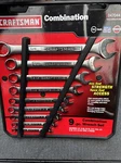 Sears Craftsman Usa Nos 9PC Combination Wrench Set Sae 47044 1/4 -3/4. Fixed Price $79.00.