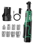 Kimo Cordless Electric Ratchet Wrench Set, Ft-lbs, 3/8" 1 Battery. Fixed Price $70.50.
