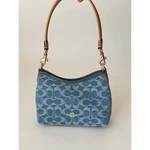 Coach Laurel Small Shoulder Bag In Signature Denim. Fixed Price $450.00.