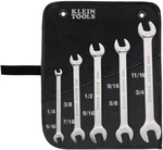 5-PIECE Sae Open End Wrench Set With Handy Rolling Pouch For Easy Storage. Fixed Price $93.99.