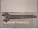 Vintage Din 894 Single Open Ended Jaw Spanner Wrench 50MM Used Please Read. Fixed Price $25.00.
