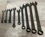 Snap-on 3/8 1 Sae 9 Piece Set Tools Wrenches. Fixed Price $236.50.