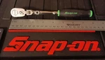 Snap-on 1/4" Dr Flex Head Green Soft Handle Ratchet THLX72. Fixed Price $165.00.