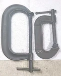 6" Deep Throat C-clamp Williams CC-406, Jorgensen 104 4" Usa Made Tools.. Fixed Price $43.90.