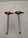 Lot Of Klein Tools JTH9E17 1/2-INCH Hex Key With Journeyman T-handle, 9-INCH. Fixed Price $38.00.