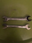 2 Stanley Metric Open End Wrenches 14MM-13MM & 13MM-14MM Usa Made. Fixed Price $8.96.