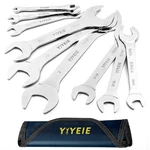Yiyeie Super-thin Open End Wrench Set, 9-PIECE Sae, 9PCS, Chrome Finish. Fixed Price $28.84.
