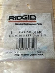 Ridgid 31740 Heel Jaw Pin, For Use With 36 Straight Pipe Wrench. Fixed Price $9.99.