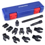 Workpro 13PCS 3/8" Drive Crowfoot Wrench Set Metric Crows W/case. Fixed Price $30.99.