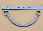 Giller #2518 Starter Manifold 1/2 Moon Obstruction Wrench 5/8" X 9/16" Usa Vtg. Fixed Price $12.95.