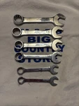 Mac Tools Usa 6PC 12PT Metric 11MM-19MM Stubby Combination Wrench Set. Fixed Price $119.70.