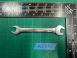 Vintage 6.5'' Long Duro Indestro 1/2" X 9/16" Open End Wrench #1725B Forged Usa. Fixed Price $12.99.