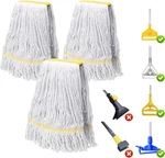 Kefanta Heavy Duty Commercial Mop Head Yellow 16 Ounce. Fixed Price $36.22.