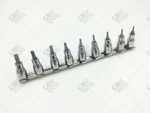 Sk Hand Tools 19749 9PC 3/8" Drive Fractional Tamper-proof Hex Bit Socket Set. Fixed Price $123.49.
