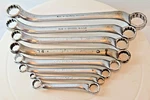 Vintage Britool Offset Ring Spanners 8PC Imperial Af Whitworth 2RB Classic. Fixed Price $56.35.