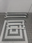 Vtg S-k 5 Piece Alloy Combination Wrench Set C-40,36,30,28,26. Fixed Price $50.00.