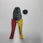 Ideal Crimpmaster Crimper Ratchet Tool 30-579, 30-591 Die Red Yellow. Fixed Price $45.51.