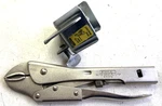 Vintage Stanley 84-100 Auto Grip Pliers With Vise Bracket 84-002 Used. Fixed Price $40.00.