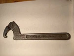 Williams 1474 Adjustable Hook Spanner 2" To 4-3/4" Machinist Lathe Wrench Usa. Fixed Price $20.00.