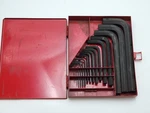 Vintage Holo Krome/allen NO.667 18-PIECE Short Arm Hex Wrench Set Edp NO.56028. Fixed Price $50.00.