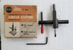 Vintage Sears Craftsman 9-3645 Circle Cutter 1/4" Round Shank For Holes 7/8"-4". Fixed Price $6.00.