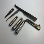 Vintage Machinist Tooling Lot Armstrong No 1 Drive Sockets. Fixed Price $25.46.