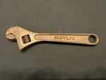 Berylco W152 6 Non-sparking Adjustable Wrench Beryllium Copper Usa. Fixed Price $30.00.