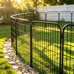 Amagabeli 6 Panels 32 In(h) X 15 Ft(l) Decorative Garden Fence Gate,no Dig Do.... Fixed Price $91.22.