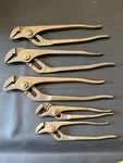 Berylco Cu Non Sparking Pliers Lot P505 P510 Bronze Pipe Wrench Usa. Fixed Price $189.99.