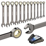 12-PIECE Ratcheting Set (METRIC),72 Teeth Combination Wrenches.... Fixed Price $37.93.