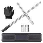 Bcjclts Lug Wrench, 4 Way Iron For Car,tire With 1/2-INCH Chrome. Fixed Price $37.42.