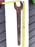 Large - 1/2 Inch Antique Railroad Wrench Mac Tools Early 20TH Century. Fixed Price $39.00.
