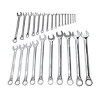 Urrea Sae Full Polish 12 Point Combination Wrench Set 26 Pieces. Fixed Price $814.12.
