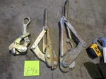 Lot Of 3 Nos Klein Cable Pullers 1625-20, 1628-58, 1628-16, Light Corrosion. Fixed Price $249.00.