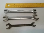 Vtg Snap On Wrenches 1214 1618 Flare Usa 3/8 7/16 1/2 9/16 Lot. Fixed Price $27.50.