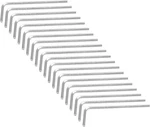 Piutouyar Hex Key Allen WRENCH,20PCS Shaped 2.5MM, Silver. Fixed Price $7.42.