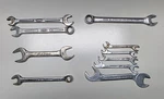 Assorted Usa Made Wrenches, Matco, Bluepoint, Blackhawk, Bonney, Pencraft. Fixed Price $22.00.