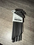 Sears Craftsman Usa Nos 13PC Ball End Hex Key Set Metric 46755 W Holder 1.5-10MM. Fixed Price $54.95.
